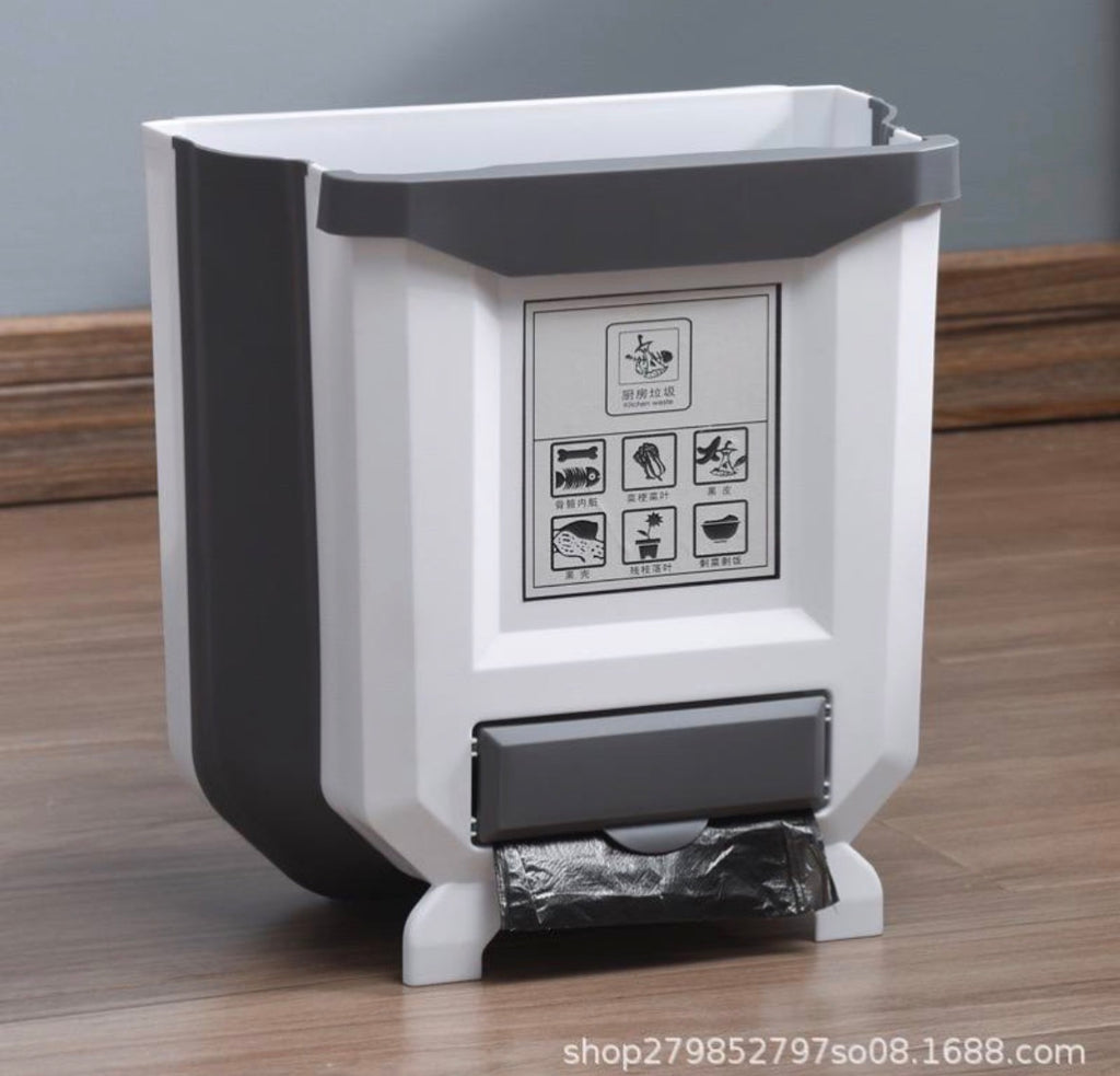 باسكت قمامة سيلكون متحرك ا
Silicone Trash Bin with Roll
Holder