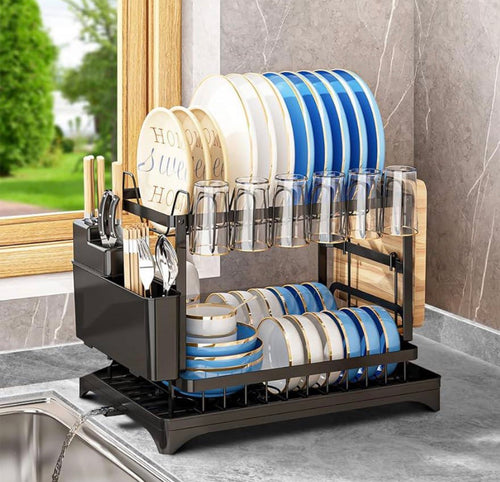 2-Tier Kitchen Dish Drying
Rack - Smart Sink Organizer