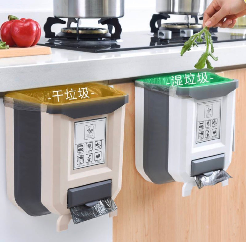 باسكت قمامة سيلكون متحرك ا
Silicone Trash Bin with Roll
Holder