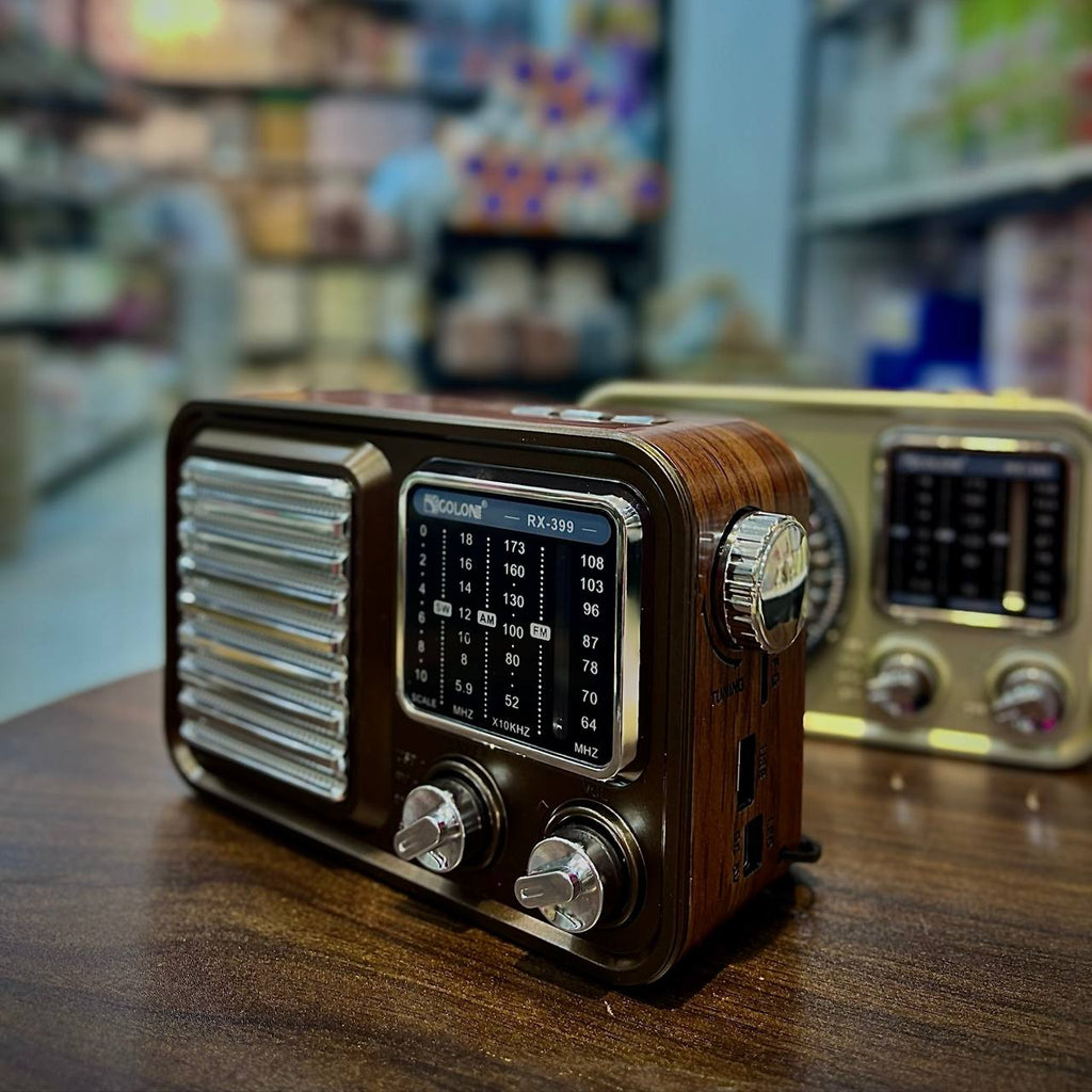 راديو الزمن الجميل الخشبي | Classic Wooden Radio