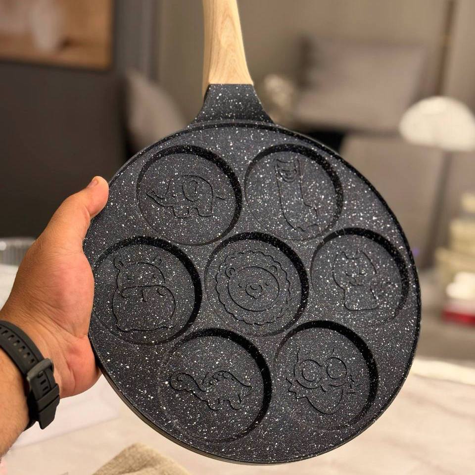 🥞 طاسة بان كيك جرانيت | Granite Pancake Pan