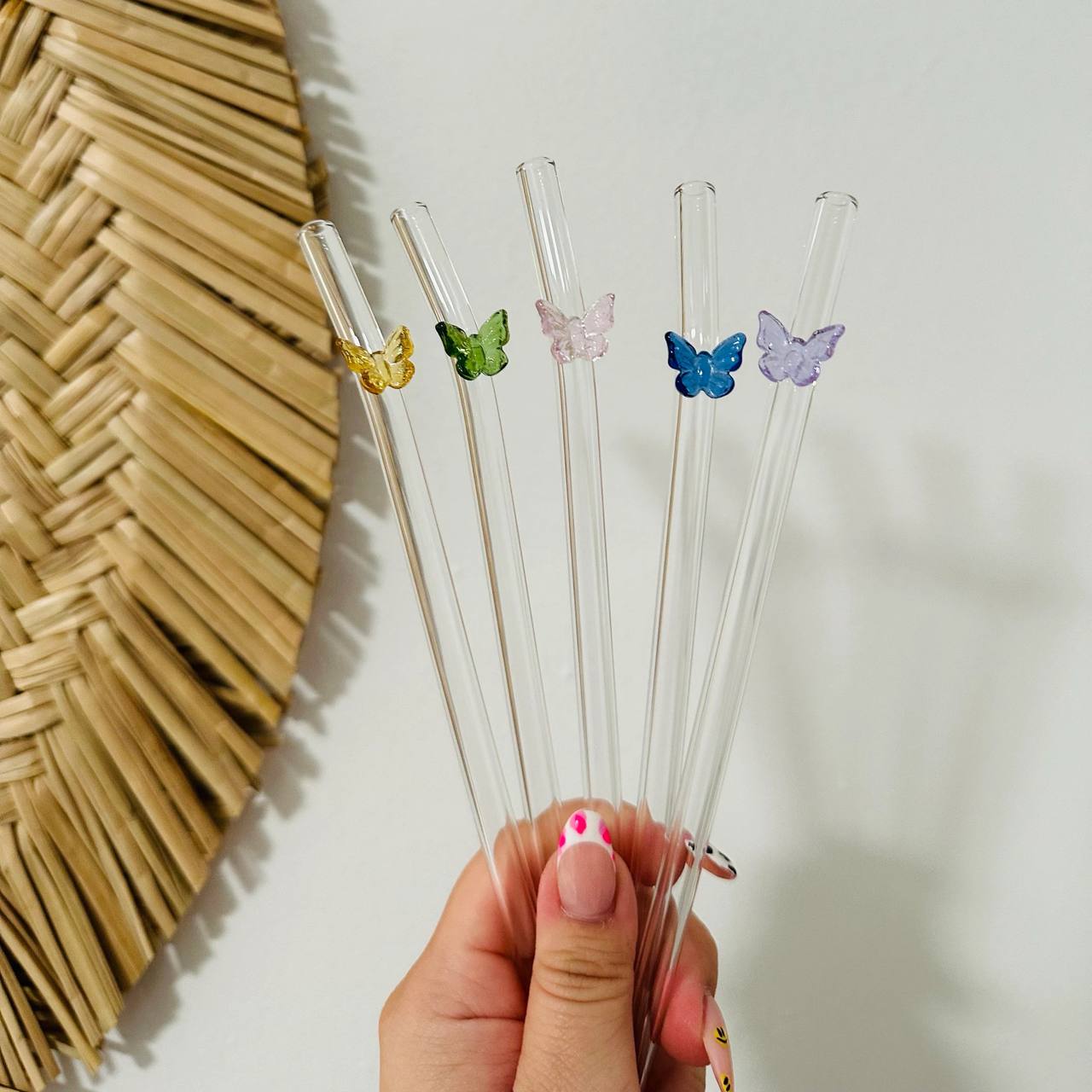 طقم باكت شاليمو بيركس 5 قطعة | 5-Piece Pyrex Straw Set