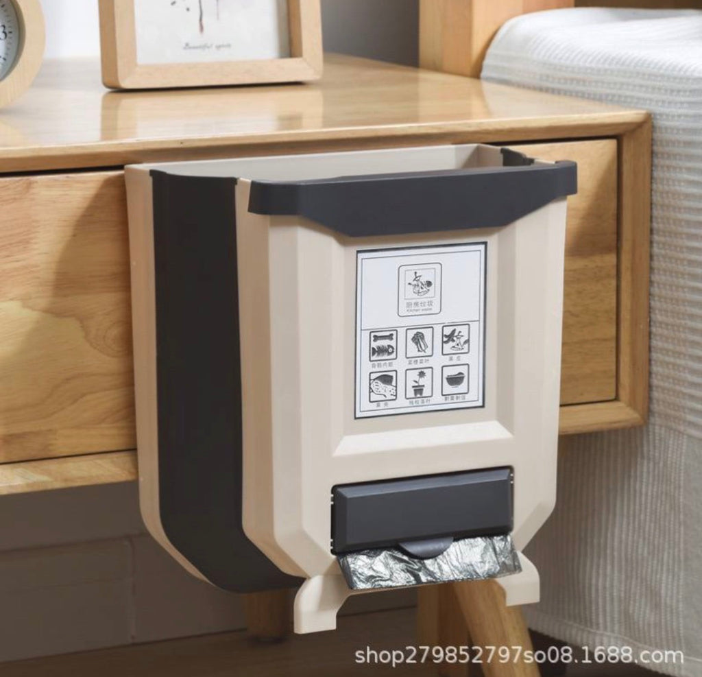 باسكت قمامة سيلكون متحرك ا
Silicone Trash Bin with Roll
Holder