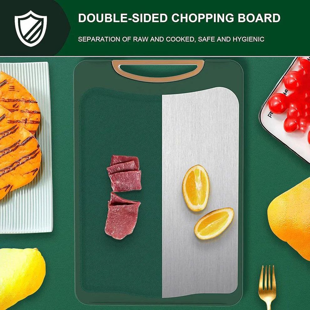🔪 بلانشة وجهين استانلس 304 | Double-Sided Cutting Board 304 Stainless Steel
