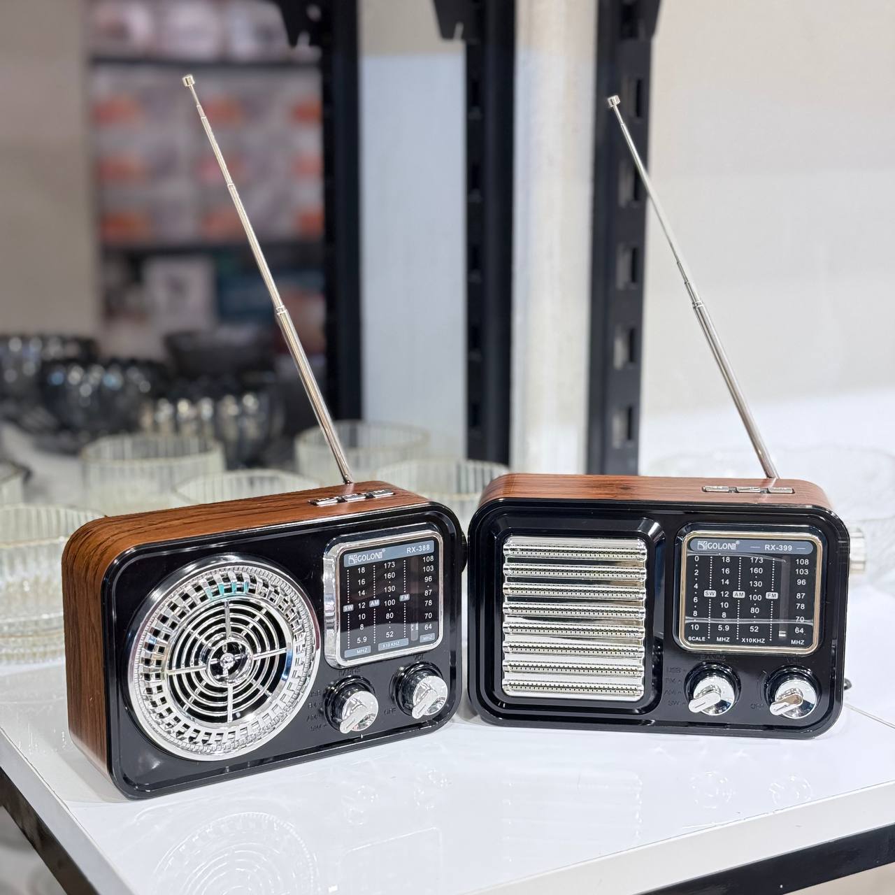 راديو الزمن الجميل الخشبي | Classic Wooden Radio