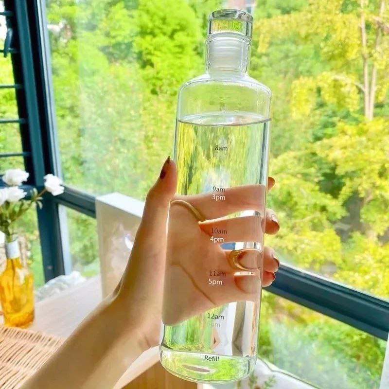 زجاجة مياه معيار زجاج | Pure Glass Water Bottle