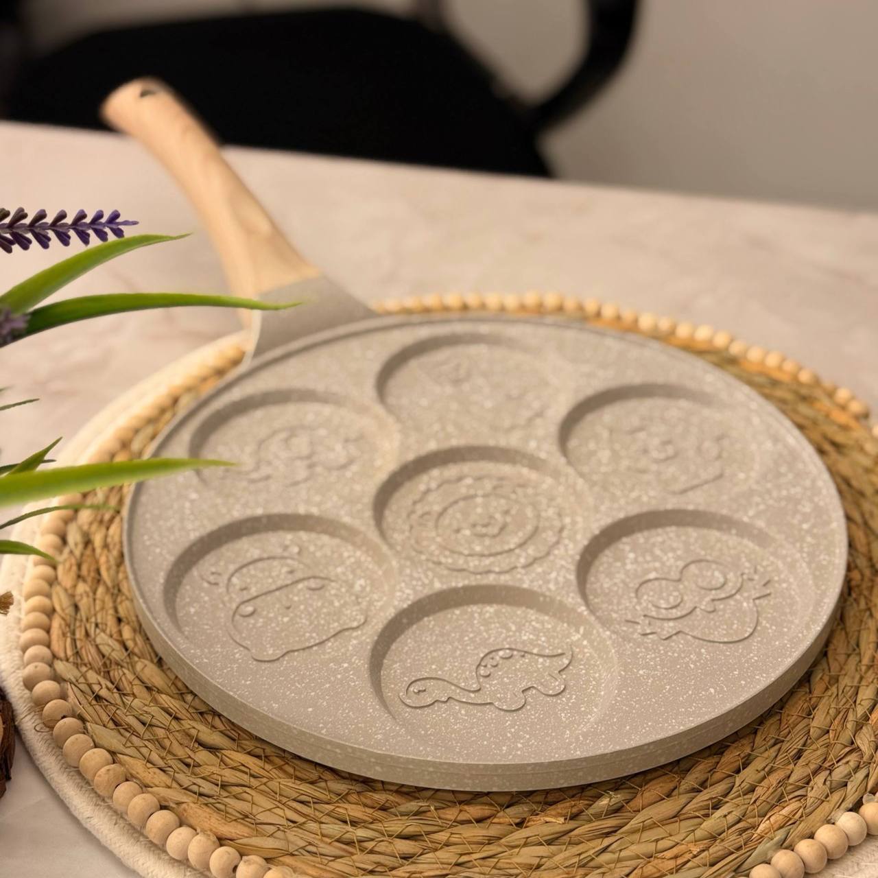 🥞 طاسة بان كيك جرانيت | Granite Pancake Pan