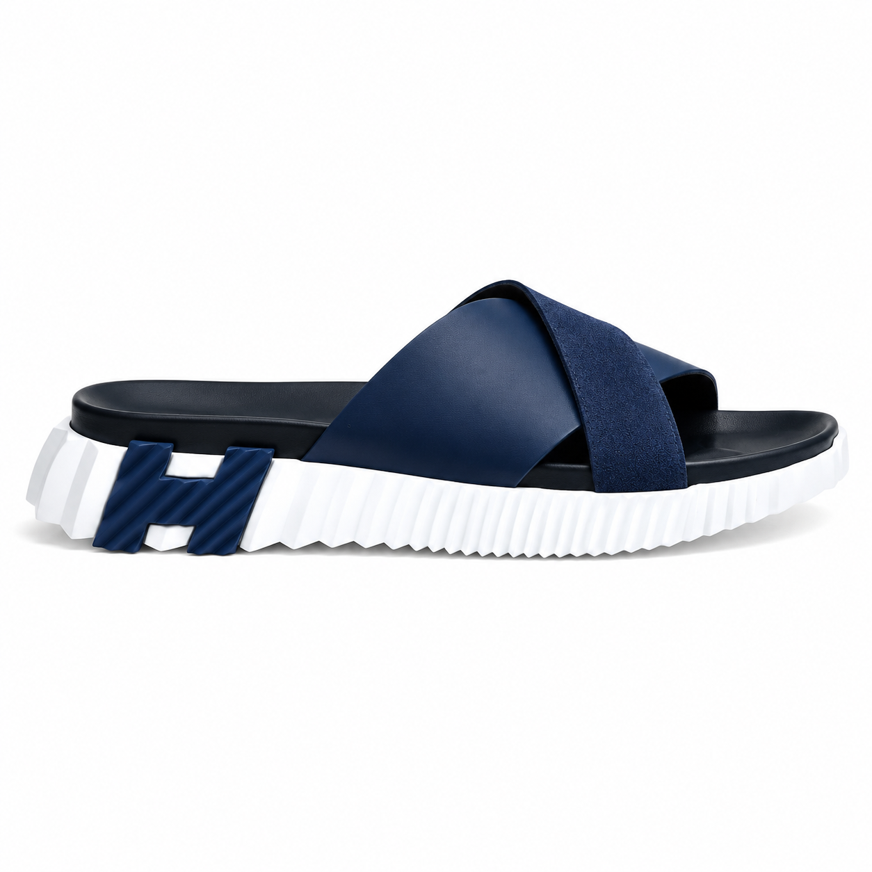 Hermes infra sandals Navy (Master Quality) full package