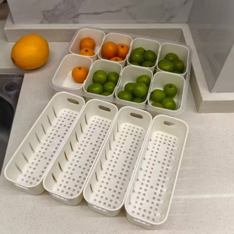 بوكس منظم 4 خانات مستطيل | Multi-Use Storage Box