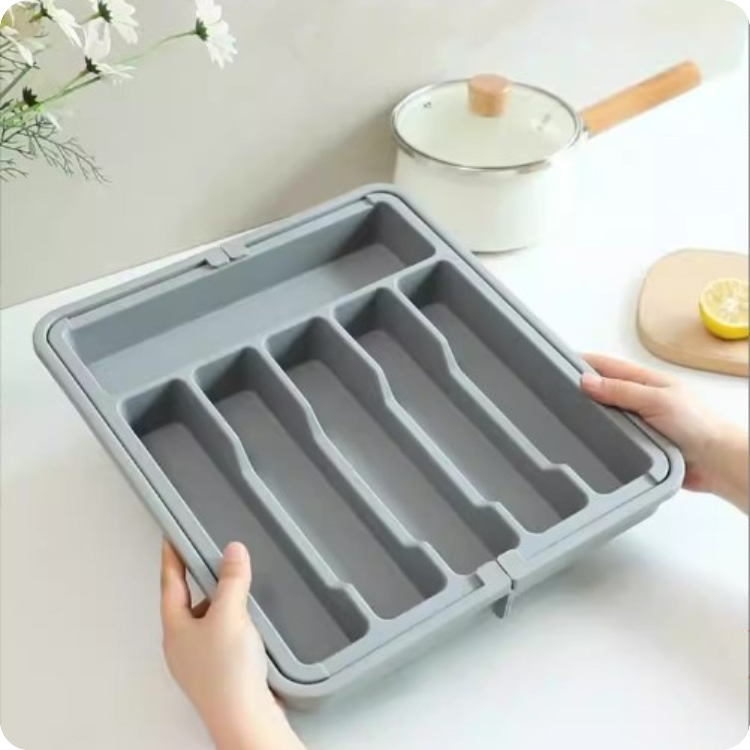 منظم درج معالق المطبخ ا
Kitchen Drawer Organizer
(SHEIN)