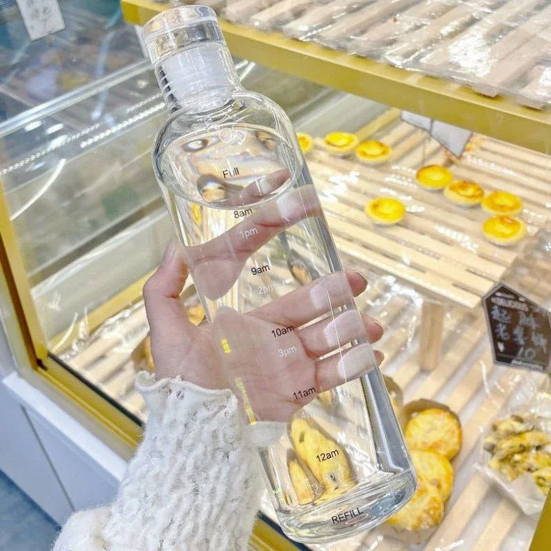 زجاجة مياه معيار زجاج | Pure Glass Water Bottle