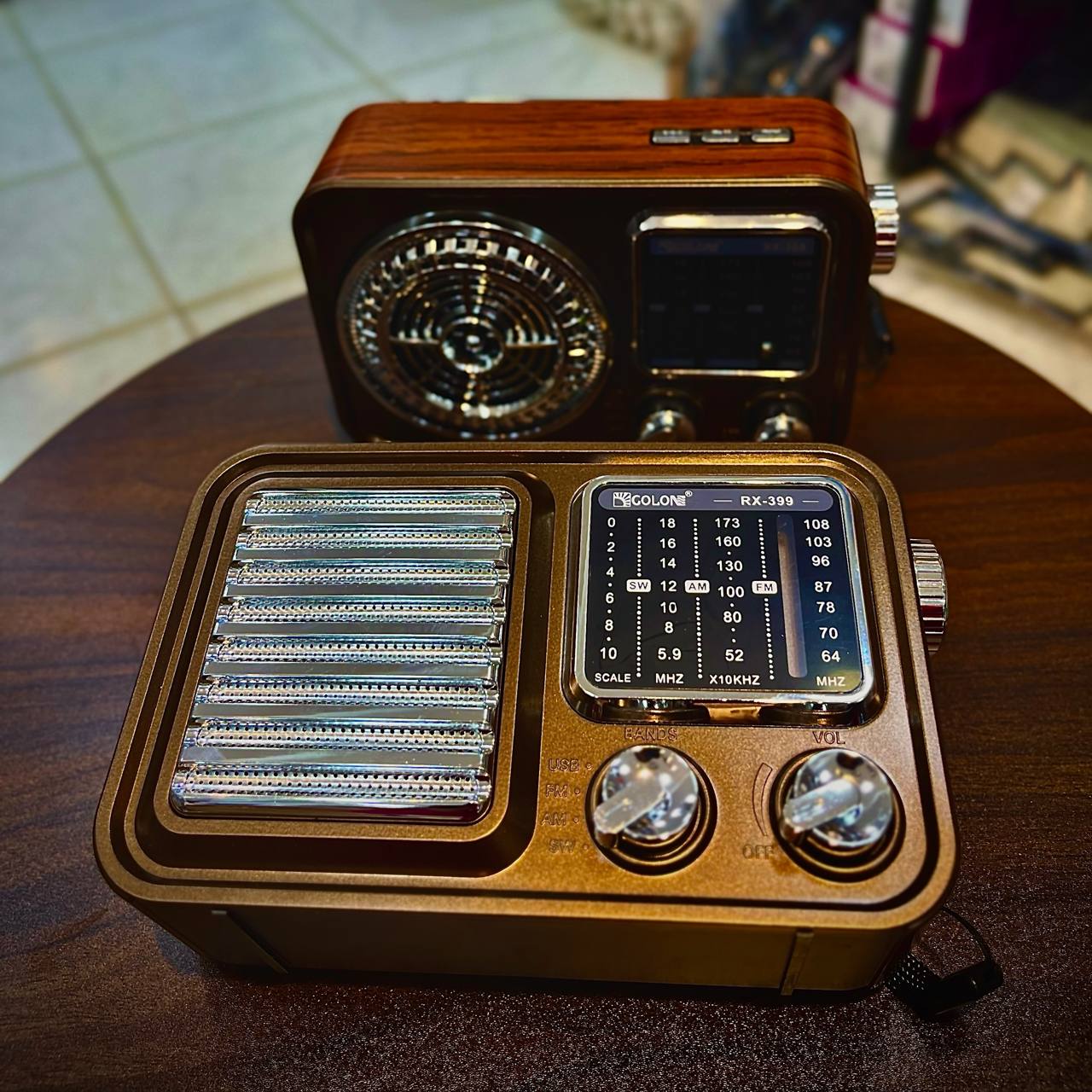 راديو الزمن الجميل الخشبي | Classic Wooden Radio