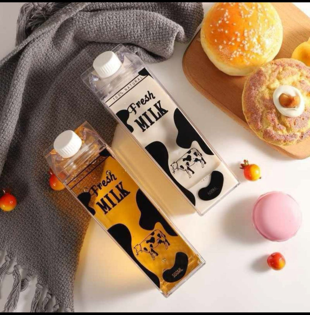 زجاجة لبن | Milk Style Juice Bottle