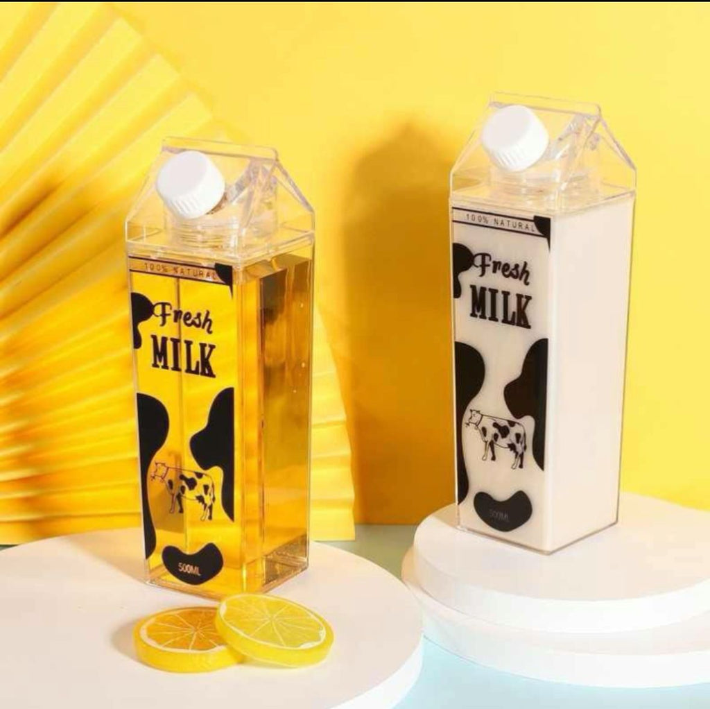 زجاجة لبن | Milk Style Juice Bottle