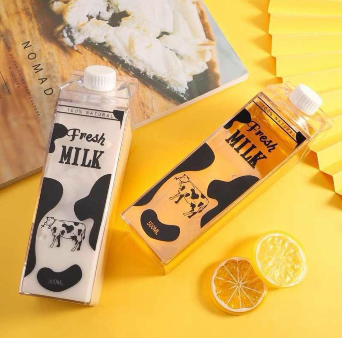 زجاجة لبن | Milk Style Juice Bottle