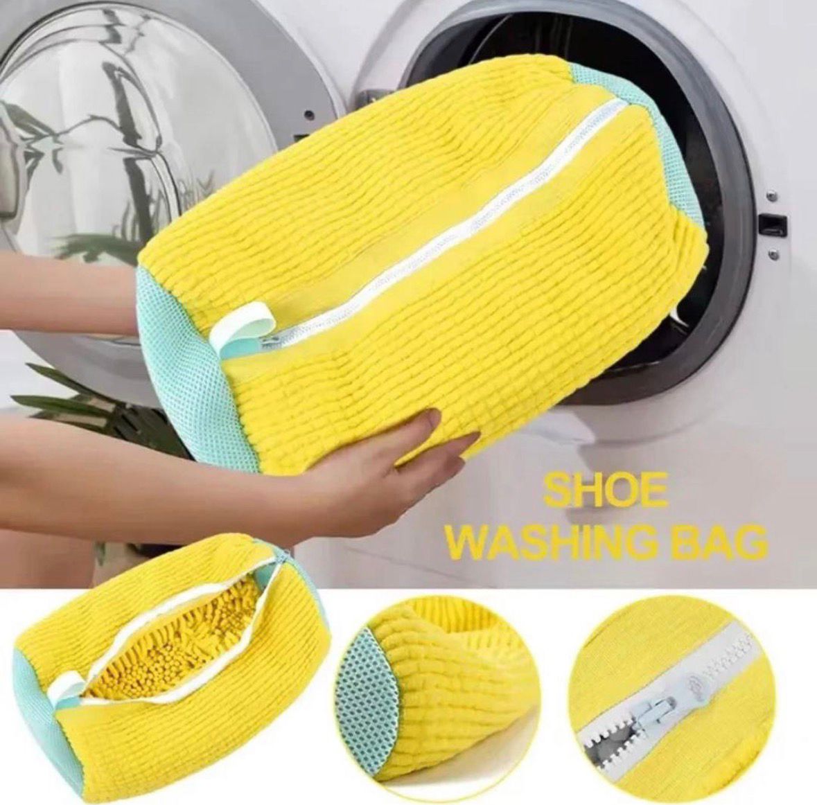 كيس تنظيف الشوز | Shoe Washing Bag (Microfiber)