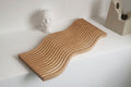 تراي خشب بامبو مموج | Wave Bamboo Serving Tray