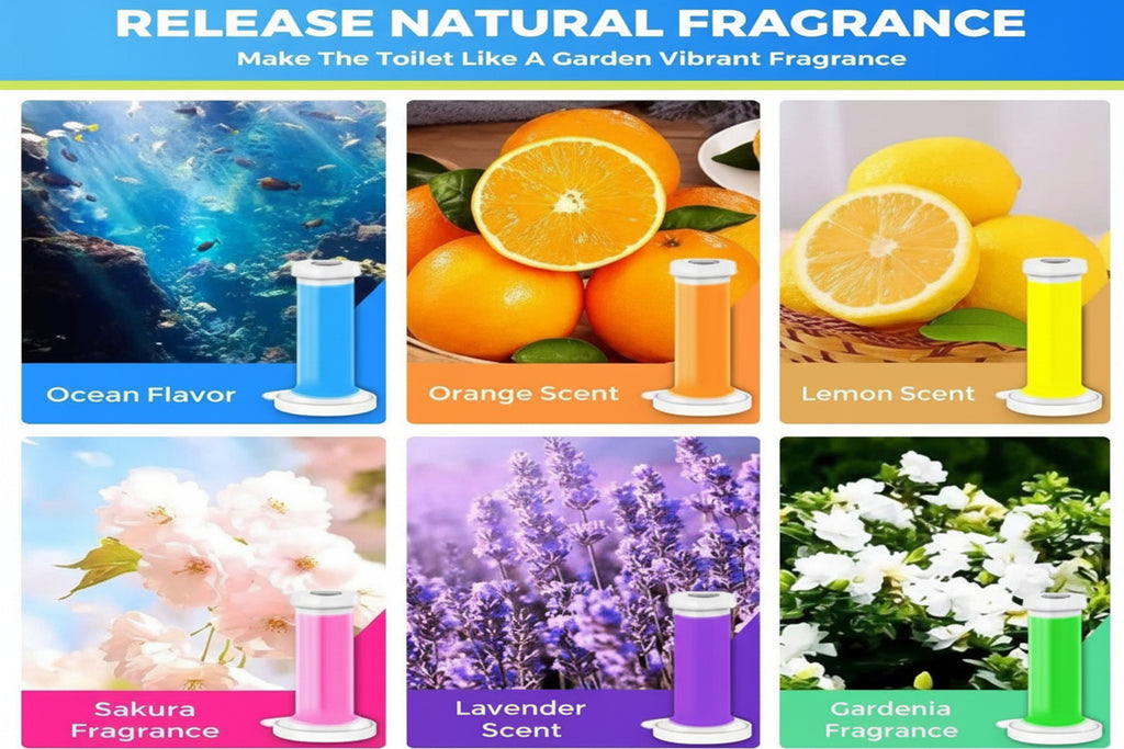 معطر ومنظف التواليت سرنجة | Toilet Gel Cleaner (Flower Design)