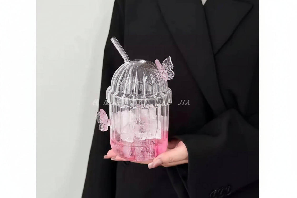 مج بيركس فراشة بارز | Butterfly Pyrex Mug