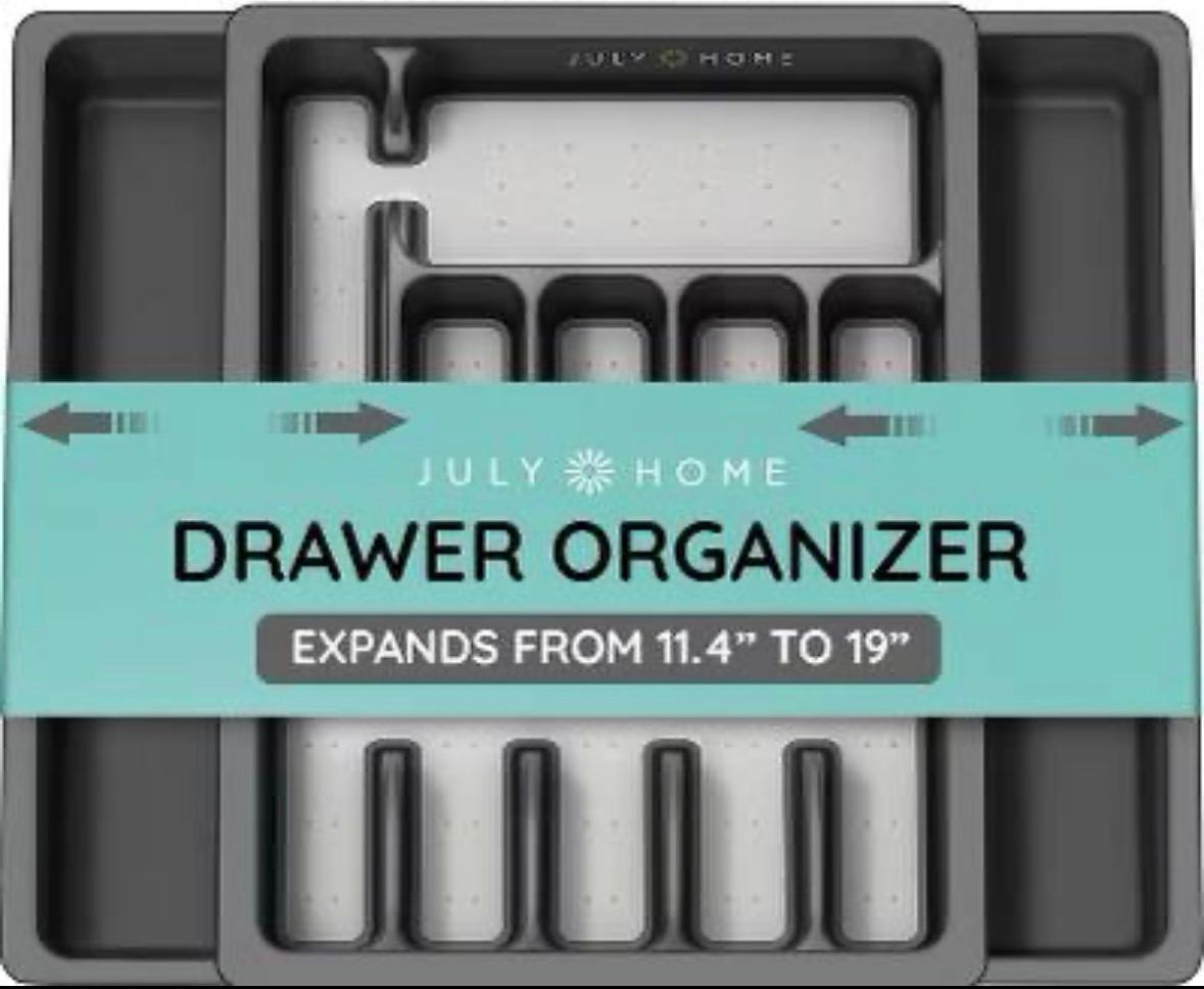 منظم درج معالق المطبخ SHEIN | Expandable Drawer Organizer