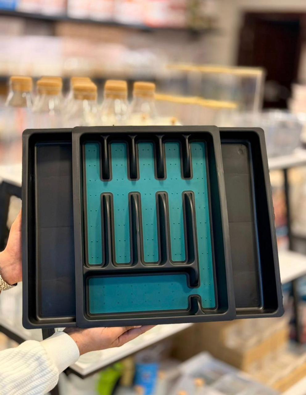 منظم درج معالق المطبخ SHEIN | Expandable Drawer Organizer