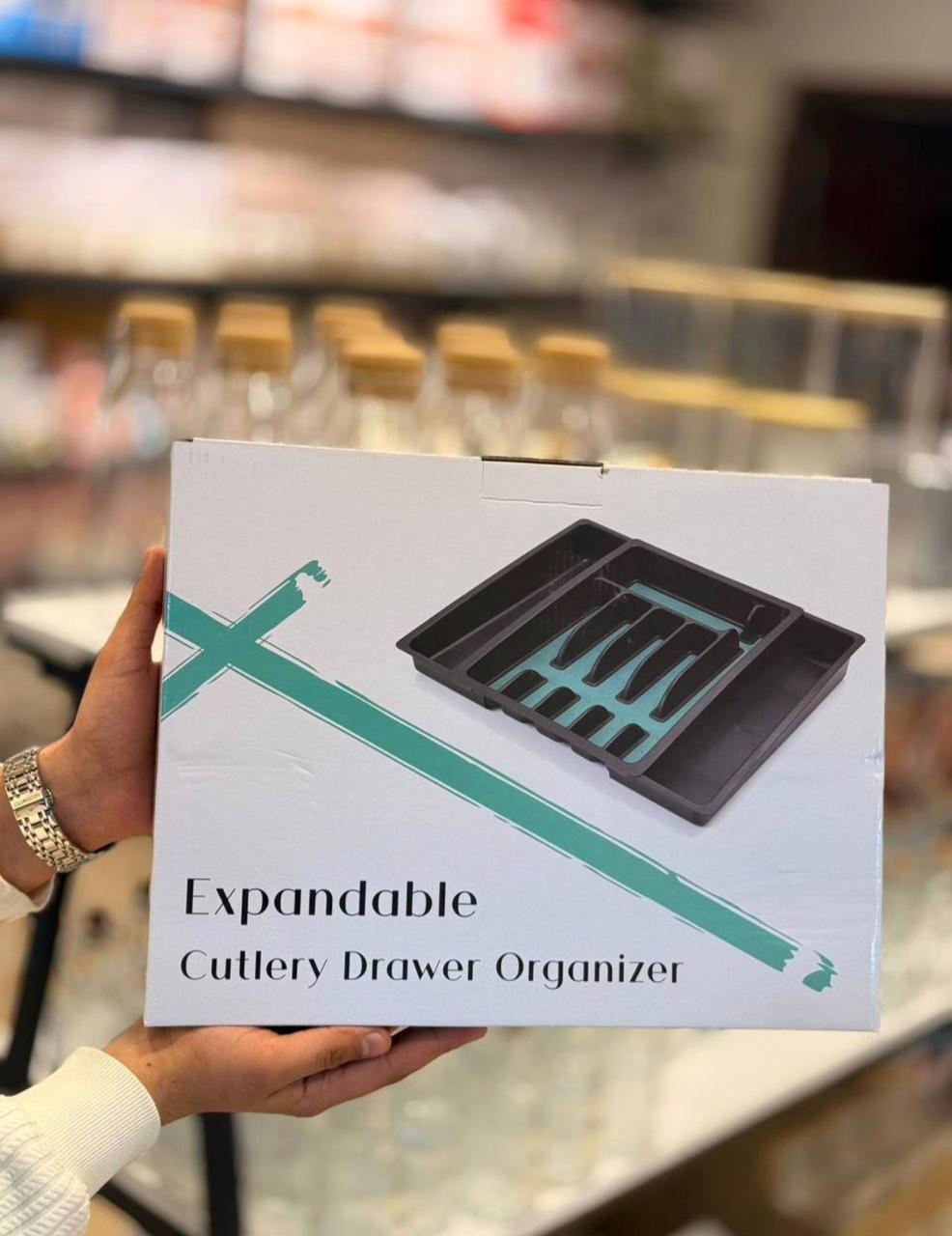 منظم درج معالق المطبخ SHEIN | Expandable Drawer Organizer