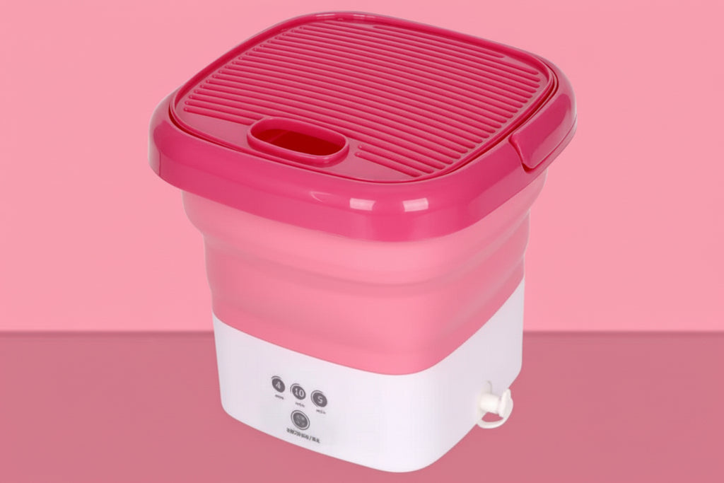 غسالة ملابس محمولة كهربائية | Portable Folding Washing Machine