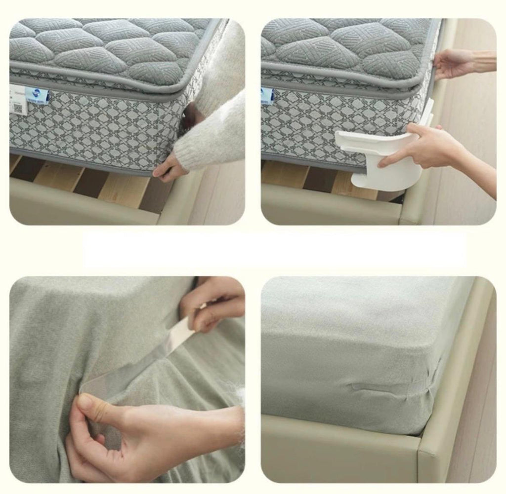 مشابك تثبيت الملايات القوية | Bed Sheet Grippers Set