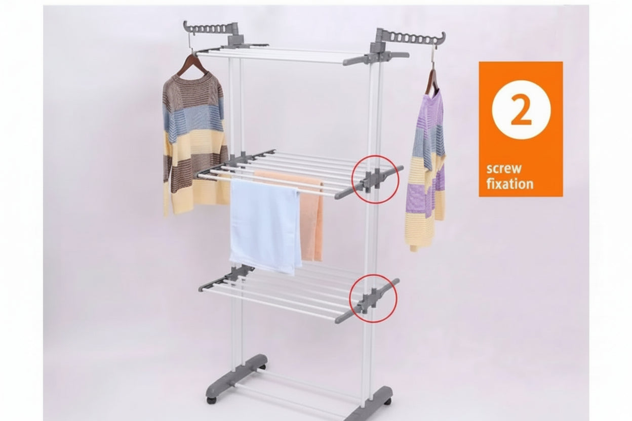 المنشر العملاق العالمي الأصلي | 3-Tier Giant Clothes Drying Rack