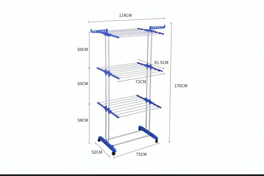 المنشر العملاق العالمي الأصلي | 3-Tier Giant Clothes Drying Rack