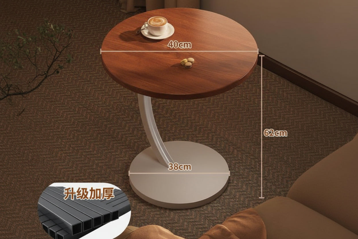 ترابيزة جانبية مودرن حرف C مقوسة | C-Arc Side Table
