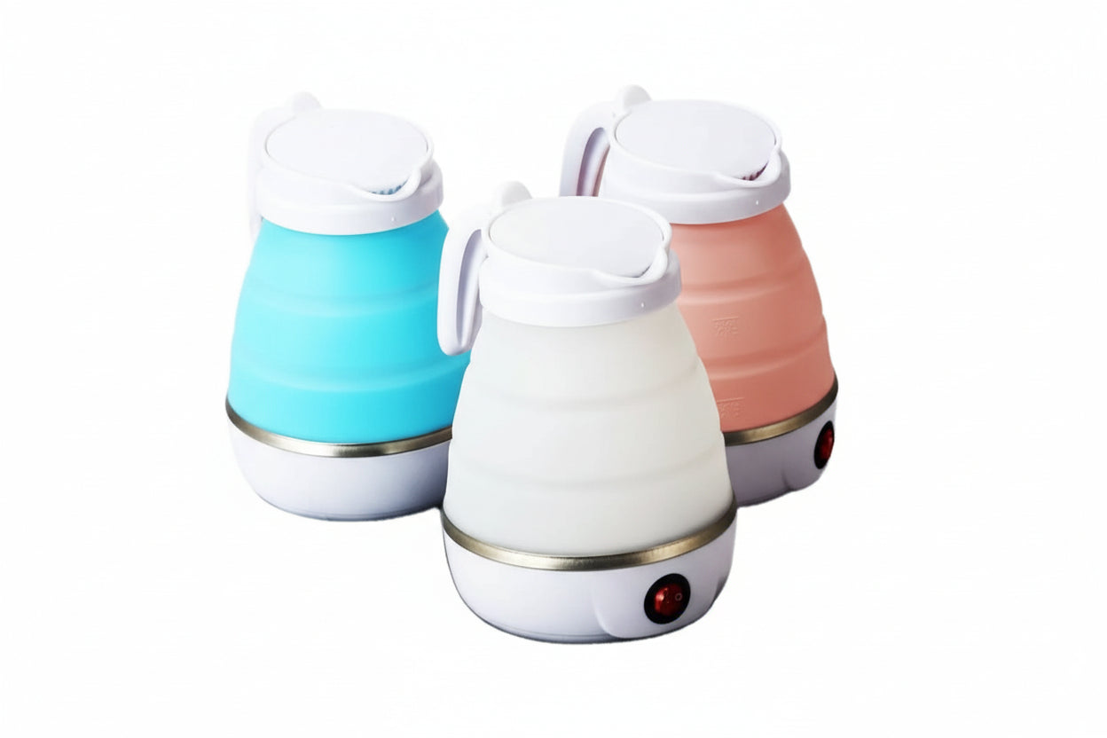 ⚡ كاتيل سيليكون كهربائي قابل للطي 600 وات | Foldable Silicone Electric Kettle