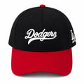 dodgers black/red cap