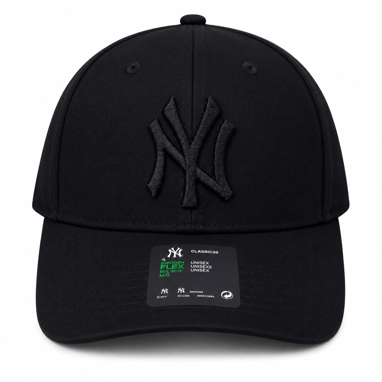 NY full black cap