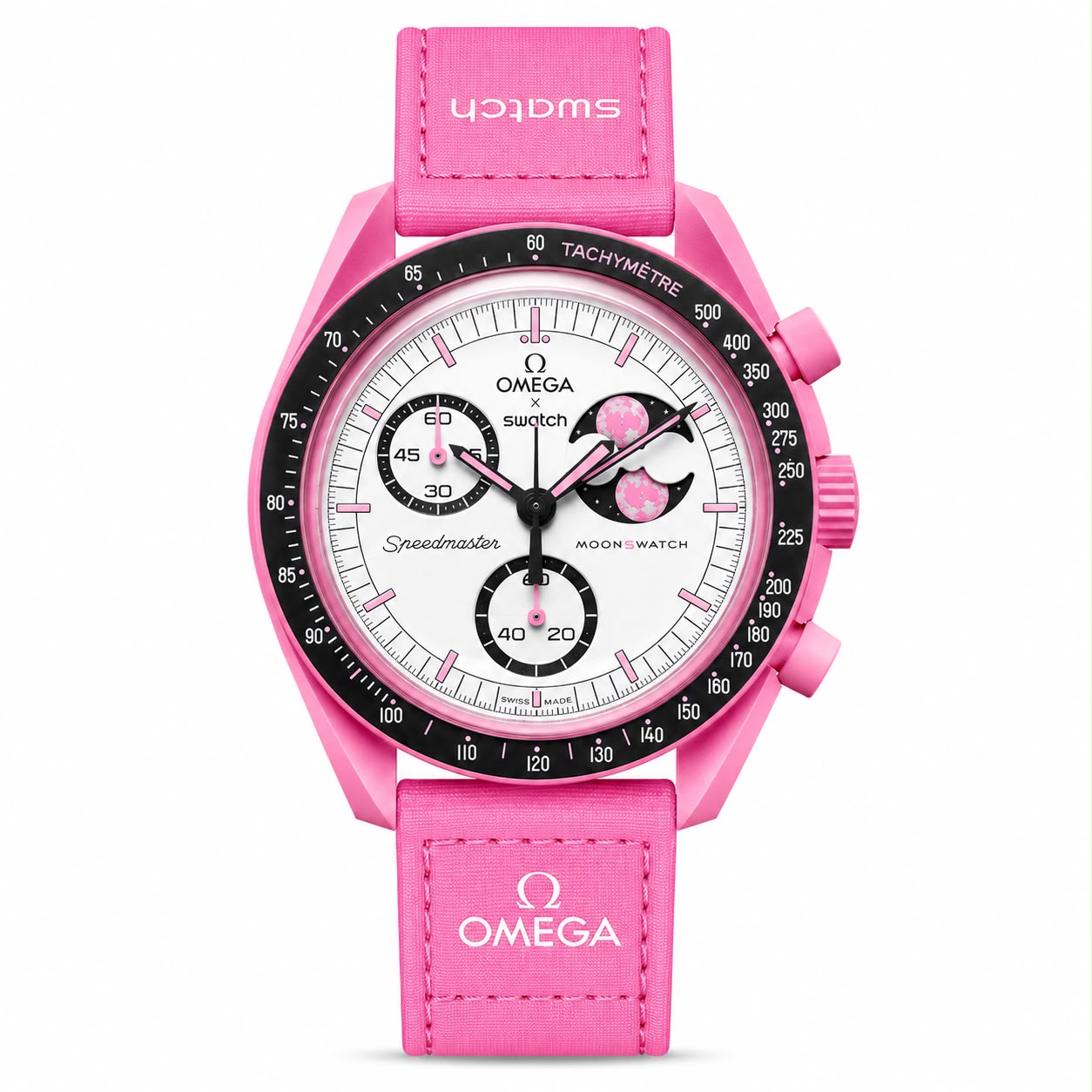 omega x swatch moon swatch mission to pink (AAA)