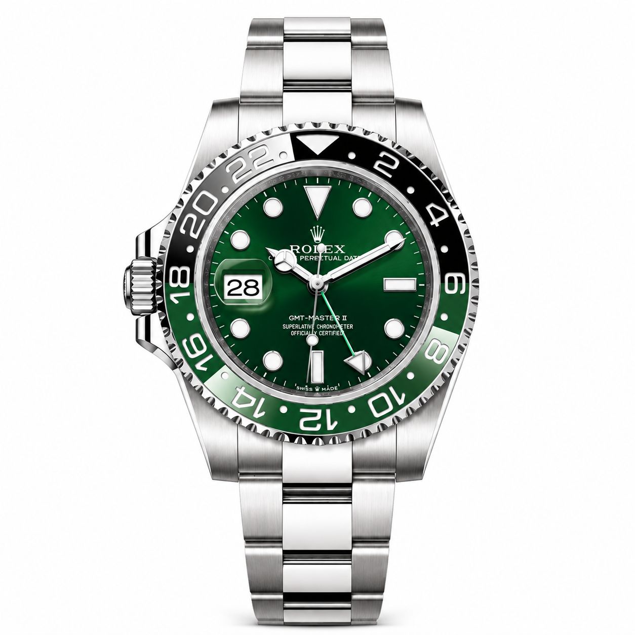 Rolex GMT Master || green & black (AAA) Full Package