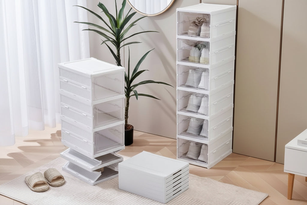 جزامة أكريليك 6 دور | Acrylic Shoe Cabinet