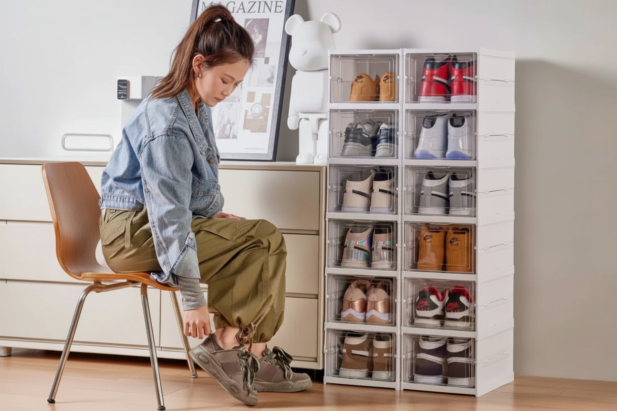 جزامة أكريليك 6 دور | Acrylic Shoe Cabinet