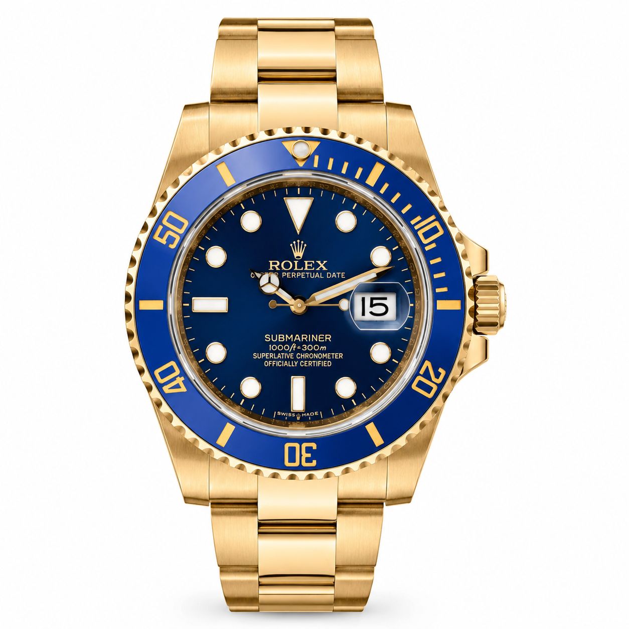 Rolex submariner || blue & gold(AAA) Full Package
