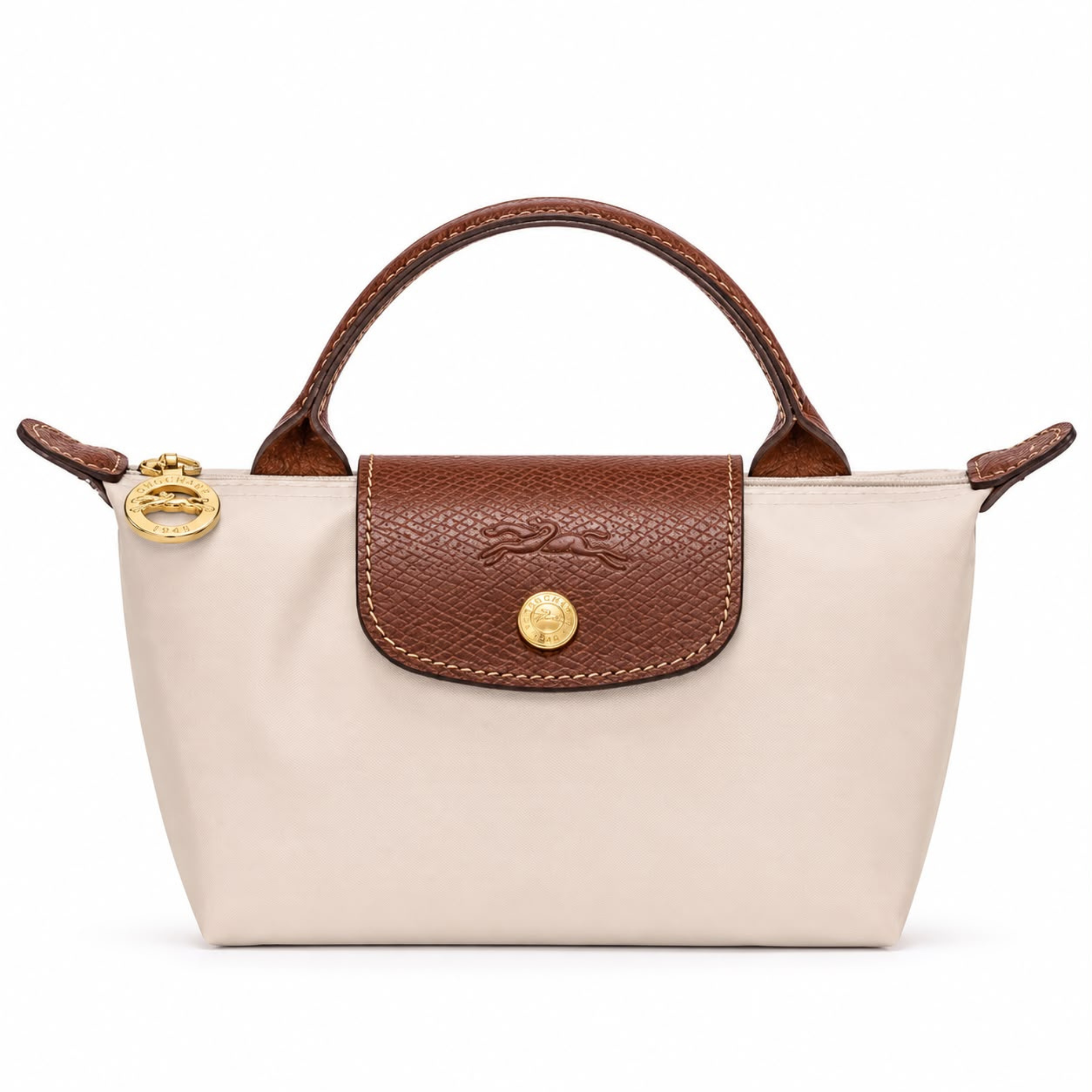 brown /  biege mini Longchamp (Copy a)