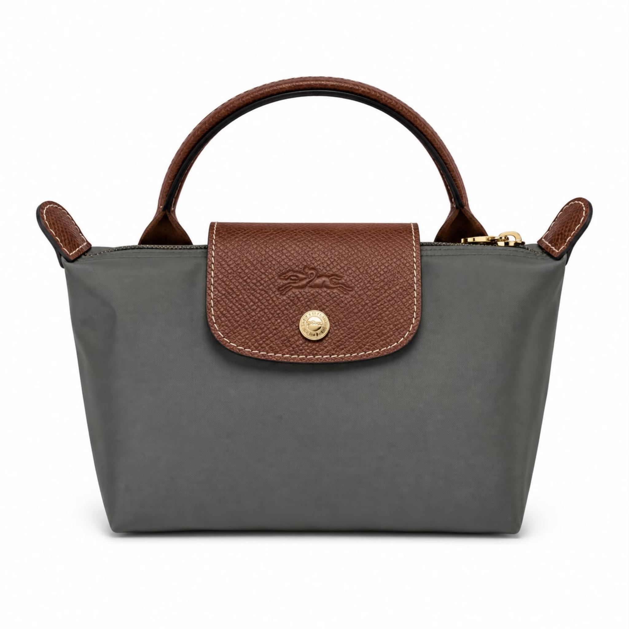 grey mini Longchamp (Copy a)